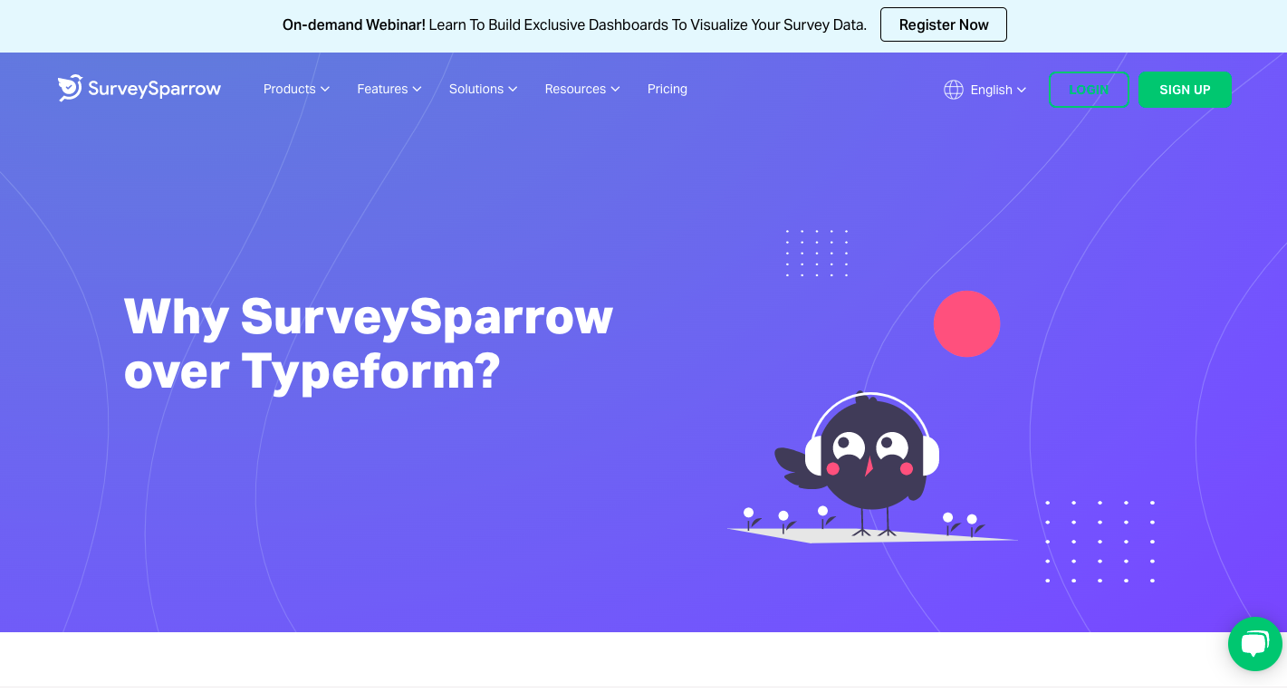 SurveySparrow - Conversational Typeform alternative with user-friendly features
