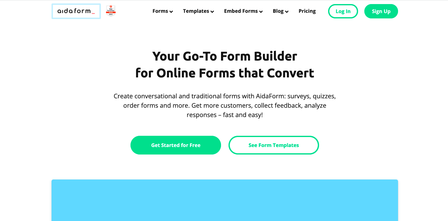 AidaForm - Online registration forms that are easy-to-use