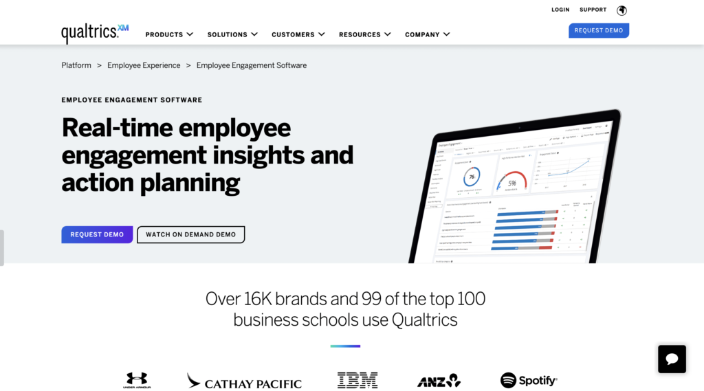employee engagement platform - qulatrics