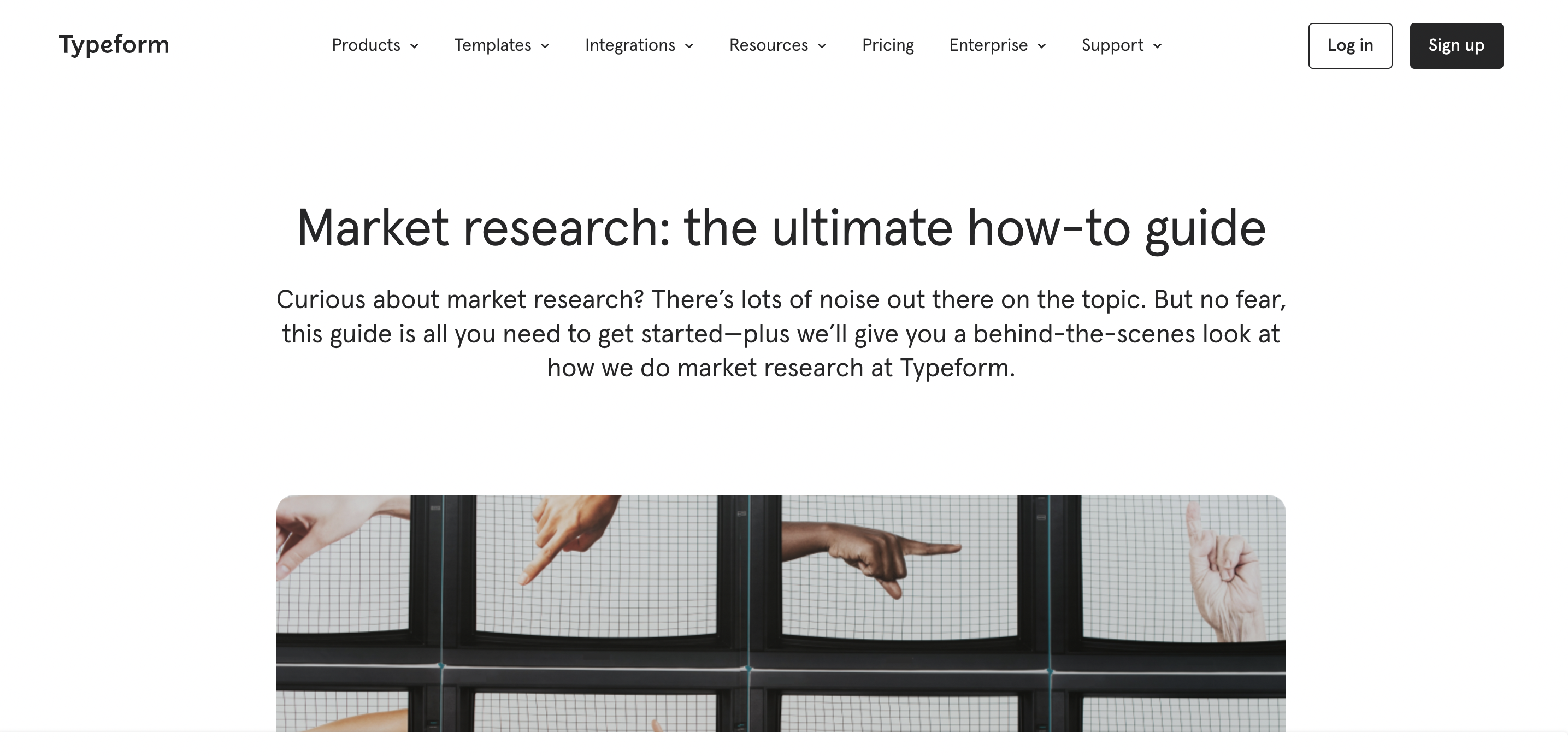 Interactive market research platform 